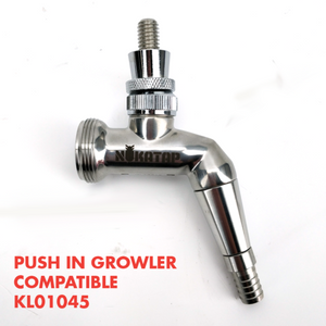 Nuka Tap Stainless Steel Beer Faucet | Forward Sealing