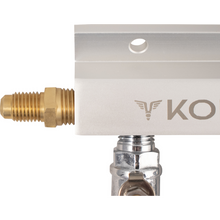 Load image into Gallery viewer, KOMOS® Gas Manifold | Aluminum | 1/4 in. Flare | 2, 3, 4 Way