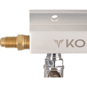 KOMOS® Gas Manifold | Aluminum | 1/4 in. Flare | 2, 3, 4 Way