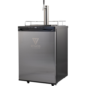 KOMOS® V2 Kegerator with NukaTap Stainless Steel Faucets