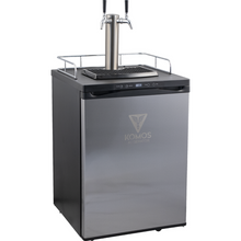 Load image into Gallery viewer, KOMOS® V2 Kegerator with NukaTap Stainless Steel Faucets