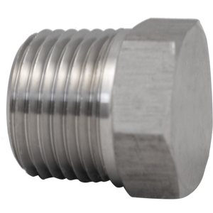 Stainless Plug - 1/2 in. MPT - Solid