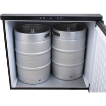 Load image into Gallery viewer, KOMOS® Double-Wide Kegerator with Stainless Double T Bar Tower - 8 Tap