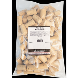 Natural Wine Corks | Ultra Premium Grade 0 | Molinas MP 1N | #9 x 1.75" | 24mm x 44mm