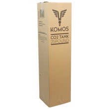 Load image into Gallery viewer, KOMOS® 25 lb CO2 Tank | Premium Aluminum | New | CGA320 Valve | US DOT Approved