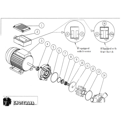 Replacement Capacitor for EnoItalia Euro 30 Pumps