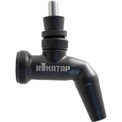 Stealth Bomber Edition | NukaTap Stainless Steel Beer Faucet | Matte Black Finish |  Forward Sealing | NukaTap