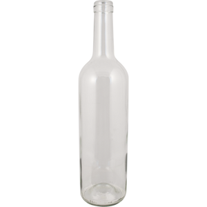 Farro Glass | Premium Wine Bottles | Bordeaux | Clear | 750mL | Case of 12