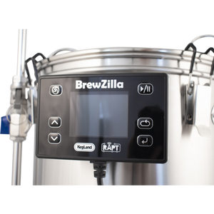 BrewZilla All Grain Brewing System | Gen 4 | Integrated Pump | Includes Wort Chiller | Wifi | Bluetooth| Rapt | 35L | 9.25G | 110V AG500