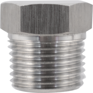 Stainless Plug - 1/2 in. MPT - Solid