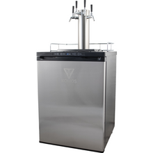 Load image into Gallery viewer, KOMOS® V2 Kegerator with NukaTap Stainless Steel Faucets