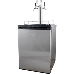 KOMOS® V2 Kegerator with NukaTap Stainless Steel Faucets