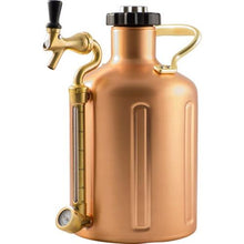 Load image into Gallery viewer, GrowlerWerks UKeg Pressurized Copper Growler Brewmaster 128 OZ 