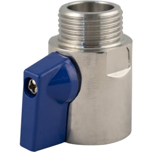 Stainless Ball Valve for Couplers & Shanks Brewmaster 