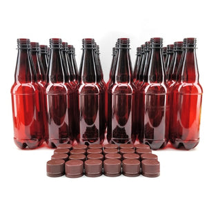 PET Beer Bottles - 500 mL (Case of 24)