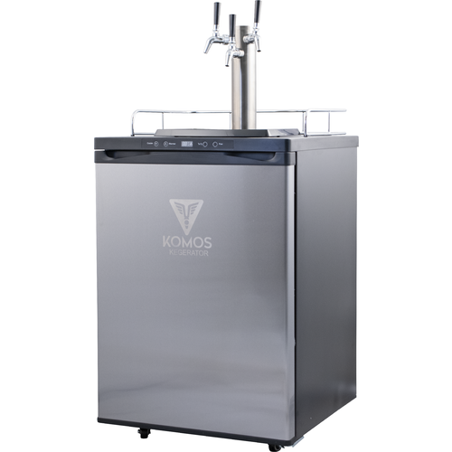 KOMOS® V2 Kegerator with NukaTap Stainless Steel Faucets