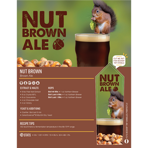 Nut Brown Ale - Brewmaster Extract Beer Brewing Kit