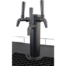 Load image into Gallery viewer, KOMOS® Double-Wide Kegerator with Nuka Tap Matte Black Stainless Faucets