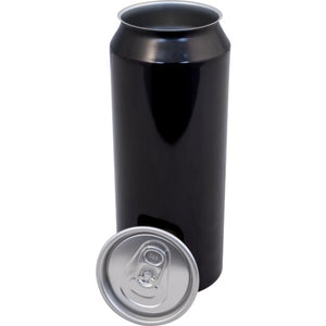 Can Fresh Aluminum Beer Cans - Black - 500ml/16.9 oz. (Case of 207) Brewmaster 