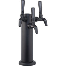 Load image into Gallery viewer, KOMOS® Matte Black Draft Tower With NukaTap Faucets (w/ Duotight Fittings; 1 - 4 TAPS) Brewmaster 