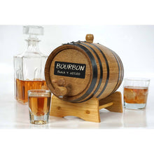 Load image into Gallery viewer, Oak Barrel with Chalkboard Front Thouasand Oak Barrels 1000 oaks 