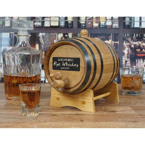 Oak Barrel with Chalkboard Front Thouasand Oak Barrels 1000 oaks 