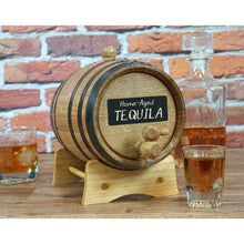 Load image into Gallery viewer, Oak Barrel with Chalkboard Front Thouasand Oak Barrels 1000 oaks 