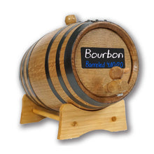 Load image into Gallery viewer, Oak Barrel with Chalkboard Front Thouasand Oak Barrels 1000 oaks 