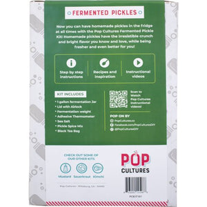 Pop Cultures Fermented Pickle Kit BREW 