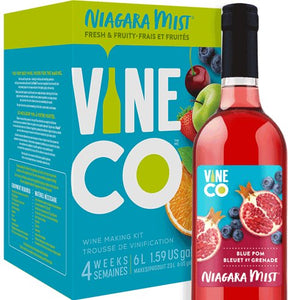 VineCo Niagara Mist™ Wine Making Kit - Blue Pom WK961 Brewmaster 