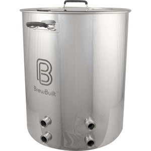 BrewBuilt™ Brewing Kettle - 4x T.C. Ports | 50 Gallon Brewmaster 