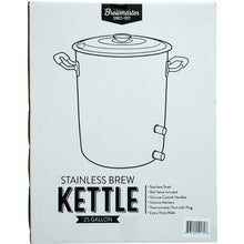 Load image into Gallery viewer, 25 Gallon Brewmaster Stainless Steel Brew Kettle Brewmaster 