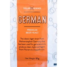 Load image into Gallery viewer, CellarScience® GERMAN Dry Lager Yeast Brewmaster 