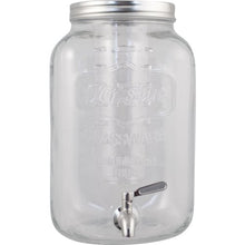 Load image into Gallery viewer, Glass Beverage Dispenser with Infuser and Stainless Spigot - 8L / 2.1 gal. Brewmaster 