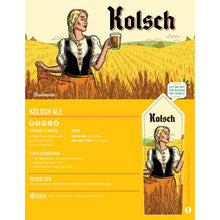 Load image into Gallery viewer, Kolsch Ale - Brewmaster Extract Beer Brewing Kit BMKIT115 Brewmaster 