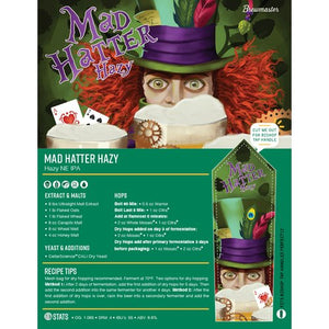 Mad Hatter Hazy New England IPA - Brewmaster Extract Beer Brewing Kit Brewmaster 