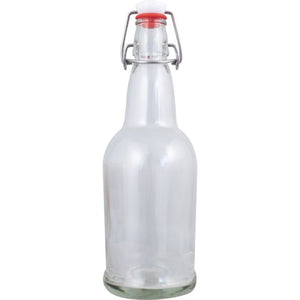 Swing Top Bottles - 16 oz Clear (Qty 12) Brewmaster 