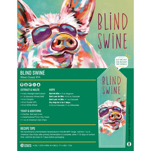 Blind Swine West Coast IPA - Brewmaster Extract Beer Brewing Kit BMKIT125 Brewmaster 