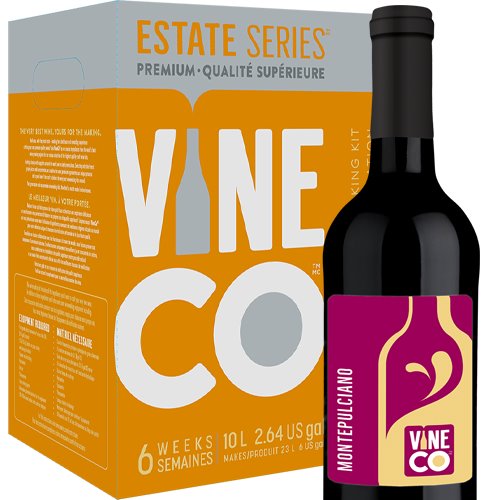 Italian Montepulciano Wine Making Kit - VineCo Estate Series™ Brewmaster 